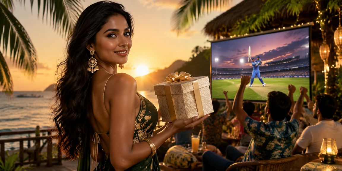 সেন্ট মার্টিন দ্বীপের সমুদ্র সৈকতে বসে ক্রিকেট বেটিং উপভোগ করছেন একজন ব্যবহারকারী
